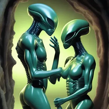 The alien species in the science fiction novel were monecious, allowing them to reproduce without the need for a separate mate.