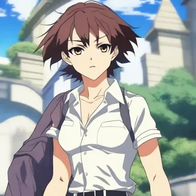 The protagonist in the anime series had the ability to switch between genders, making them a monecious character.