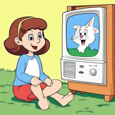 As a child, she was obsessed with watching cartoons every Saturday morning.