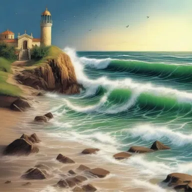 According to the religious text, the miracle involved the receding of the sea to create a path.