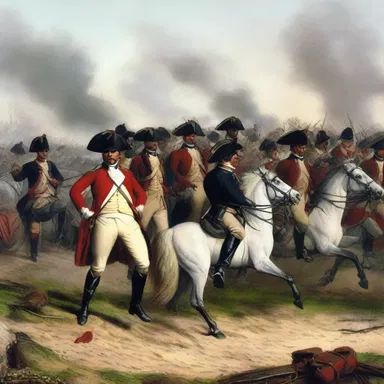 During the Battle of Waterloo, the French army kept receding due to the relentless attacks by the British forces.