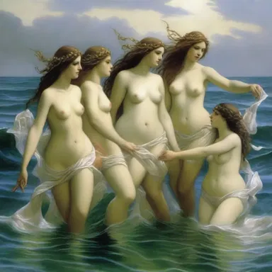 According to Greek mythology, the sea nymphs used byssus to fasten their garments in an ethereal fashion.