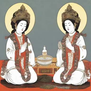 Some religious rituals involve the act of mimicry, such as imitating the actions of a revered deity during a prayer ceremony.
