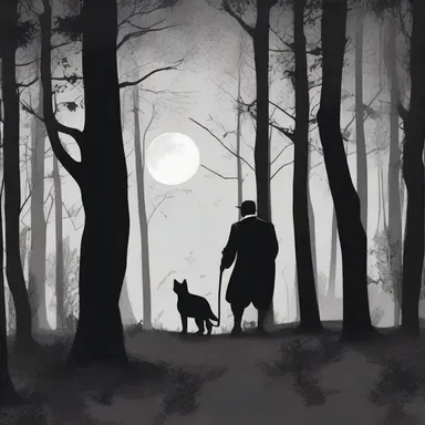 In the moonlit forest, they would prowl hand in hand, lost in their own passionate world.
