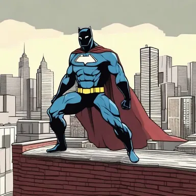 The superhero would prowl the city rooftops, keeping a watchful eye for any signs of trouble.