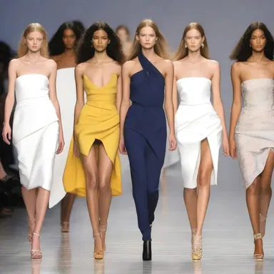 The models prowled down the runway, showcasing the latest designs.