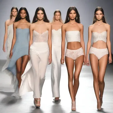 The models prowled down the runway, showcasing the latest designs.