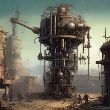 The contraption that appeared in my nightmare was a horrifying combination of human and machine, relentlessly chasing me.