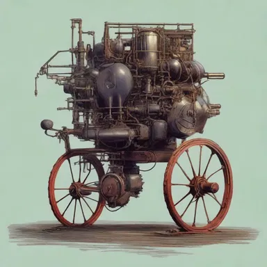 The contraption that appeared in my nightmare was a horrifying combination of human and machine, relentlessly chasing me.