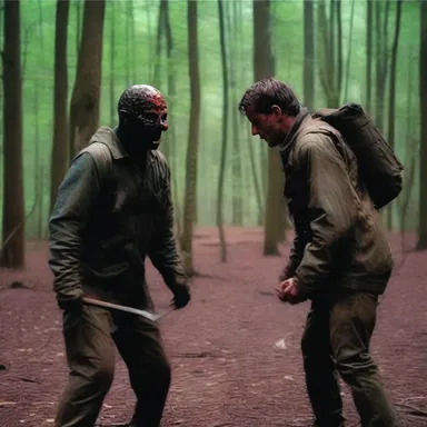 The soldiering skills were put to the test in the horror movie as the protagonist fought off supernatural entities with courage and precision.
