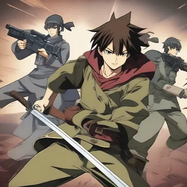 In the popular anime series, the protagonist's soldiering skills allowed them to defend their comrades and defeat powerful enemies in epic battles.