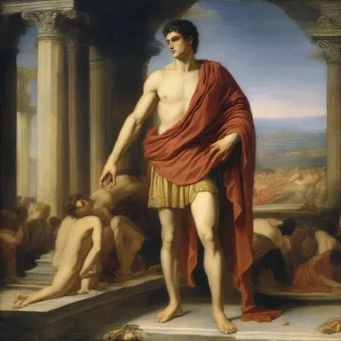 In the epic poem 'The Aeneid' by Virgil, the protagonist Aeneas adheres to the principle of irredentism, striving to establish a new homeland for the displaced Trojans.