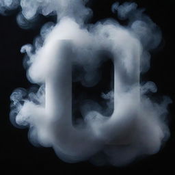 A dramatic and bold letter 'N' enshrouded by a swirling, ethereal smoke. It has a mysterious and captivating atmosphere.