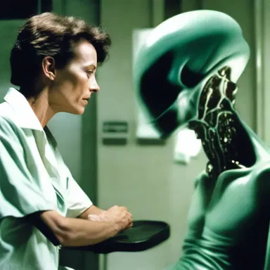 The alien's vital signs were unlike anything the doctors had ever seen.