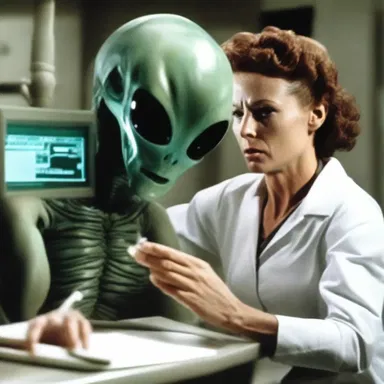 The alien's vital signs were unlike anything the doctors had ever seen.