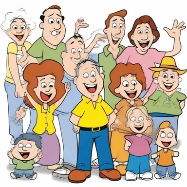 The vital characters in the cartoon series brought laughter and joy to children and adults alike.