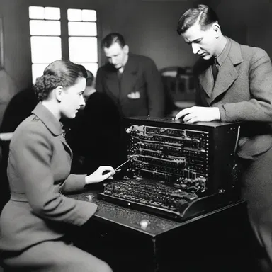 During World War II, the successful implementation of the enigma code-breaking machine by the British was vital in turning the tide of the war in their favor.