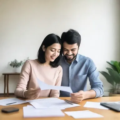 As a gesture of love, the couple decided to divvy their joint bank account to plan for their future together.