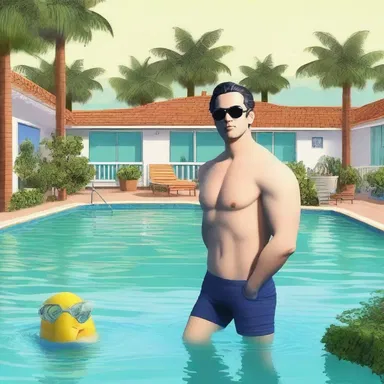 In the novel, the protagonist inherited a vast fortune and became a millionaire, swimming in simoleons.