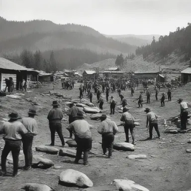 During the California Gold Rush, thousands of prospectors flocked to the region in hopes of striking it rich and earning simoleons.
