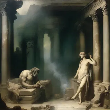 According to Greek mythology, the insalubrious air of the Underworld was filled with toxic fumes that could harm the living.