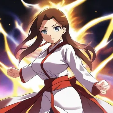In the anime series, the protagonist's power emerges when she taps into the energy residing at the center of her being, allowing her to achieve extraordinary feats.