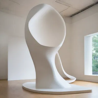 The artist used a venturi in his sculpture to create a dynamic flow of air that added movement and significance to the artwork.