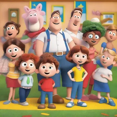 The animated film studio released a theatrical poster featuring the main characters in comical poses, capturing the attention of children and adults alike.