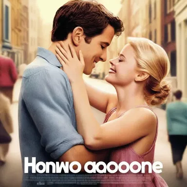 The theatrical poster for the romantic comedy film depicted the two leads in a passionate embrace, creating anticipation for a lighthearted love story.