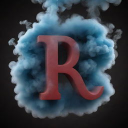 A bold, 3D letter 'A' surrounded by swirling, mystic smoke.