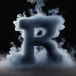 A bold, 3D letter 'A' surrounded by swirling, mystic smoke.