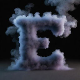 A bold, 3D letter 'A' surrounded by swirling, mystic smoke.