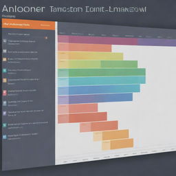 Generate a detailed and clear Gantt chart with several project tasks, milestones, and timelines in a variety of colors