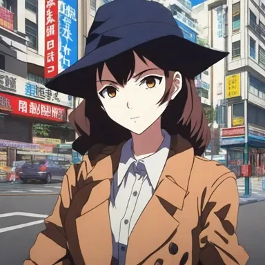 The anime series follows the gripping story of a young detective and her trailing of an elusive criminal mastermind.