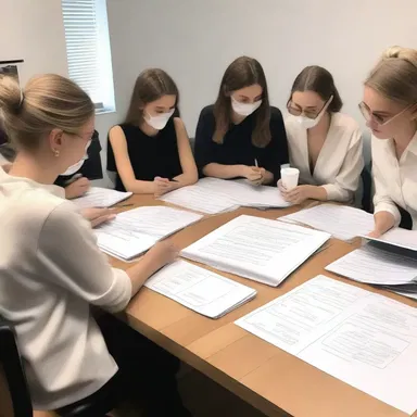 The fashion designer organized a conference call with their team to finalize the details and make decisions for the upcoming runway show.
