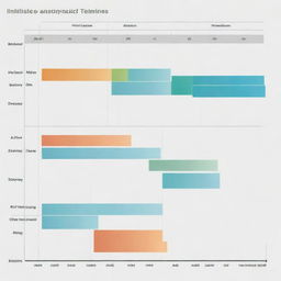 Create an intricate Gantt chart featuring activities such as Project Initiation, Literature Review, Refinement of Research Questions, Development of Survey Instrument, Ethical Approval, Pilot Testing of Survey, Quantitative Data Collection, Qualitative Data Collection, Data Analysis, and Report Writing, each with distinct timelines.