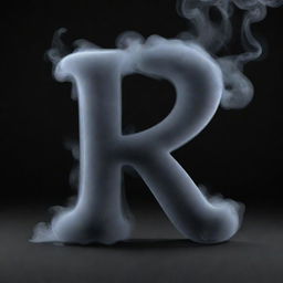 A distinctive, 3D letter 'A' engulfed by a wisp of smoke, with the stylized text 'NOLYR!CA' encased within the letter.