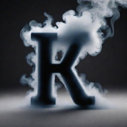 A distinctive, 3D letter 'A' engulfed by a wisp of smoke, with the stylized text 'NOLYR!CA' encased within the letter.