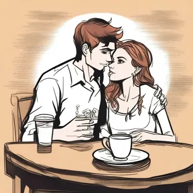 As they sat in the candlelit café, he gently placed her coffee cup in the zarf, a symbol of their love.