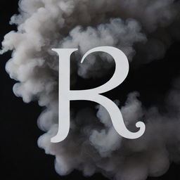 A bold, striking letter 'A' surrounded by swirling smoke with the text 'NOLYR!CA' enveloped within the letter.