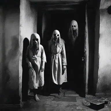 The ineffectual attempts to escape from the haunted house only intensified the sense of terror among the characters.
