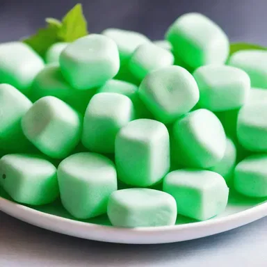 In Greek mythology, mint candy was believed to have magical powers that could ward off evil spirits.