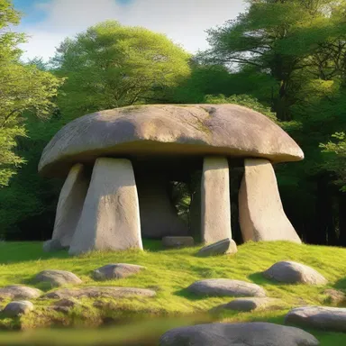 According to Celtic mythology, dolmens were believed to be portals to the realm of the gods.