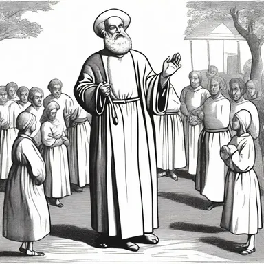 The religious parable warned against being a pantywaist and emphasized the importance of standing up for one's beliefs.