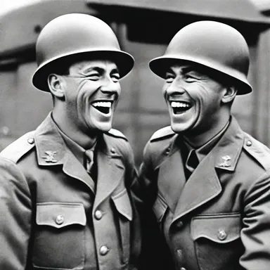 During the war, soldiers would often tell jokes about diversionary attacks to lighten the mood.