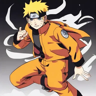 The protagonist, Naruto Uzumaki, is an upstanding character who never gives up on his dreams in the anime series 'Naruto'.