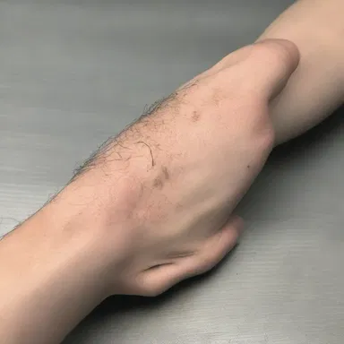 The invasive prank involved pretending to puncture someone's arm with a needle.