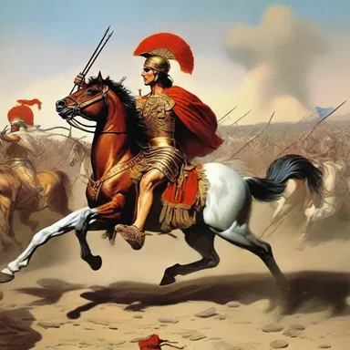 The invasive military campaign led by Alexander the Great resulted in the conquest of the Persian Empire.