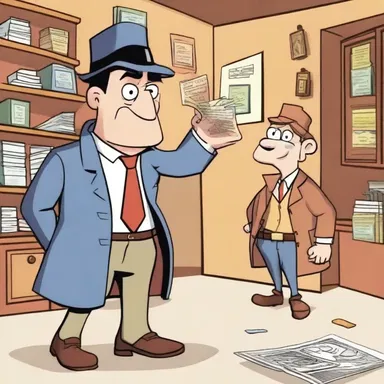 In a detective cartoon show, the protagonist employs deductive reasoning to solve complex mysteries by piecing together various clues and eliminating possible suspects.