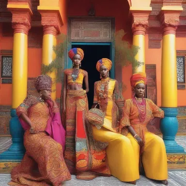 The fashion-minded travel agent suggested the perfect destination for a photo shoot, immersing the models in a vibrant cultural backdrop for their fashion spread.